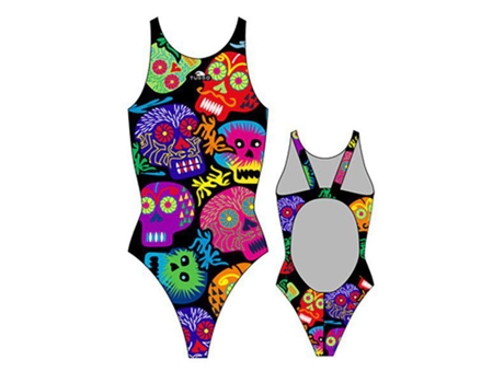 Traje de baño para Mujer TURBO Halloween 2011 Pro Resist Negro para Natacion (7 - 8 Años)