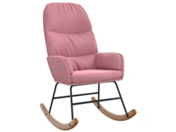 Maison Exclusive - Mecedora De Terciopelo Rosa