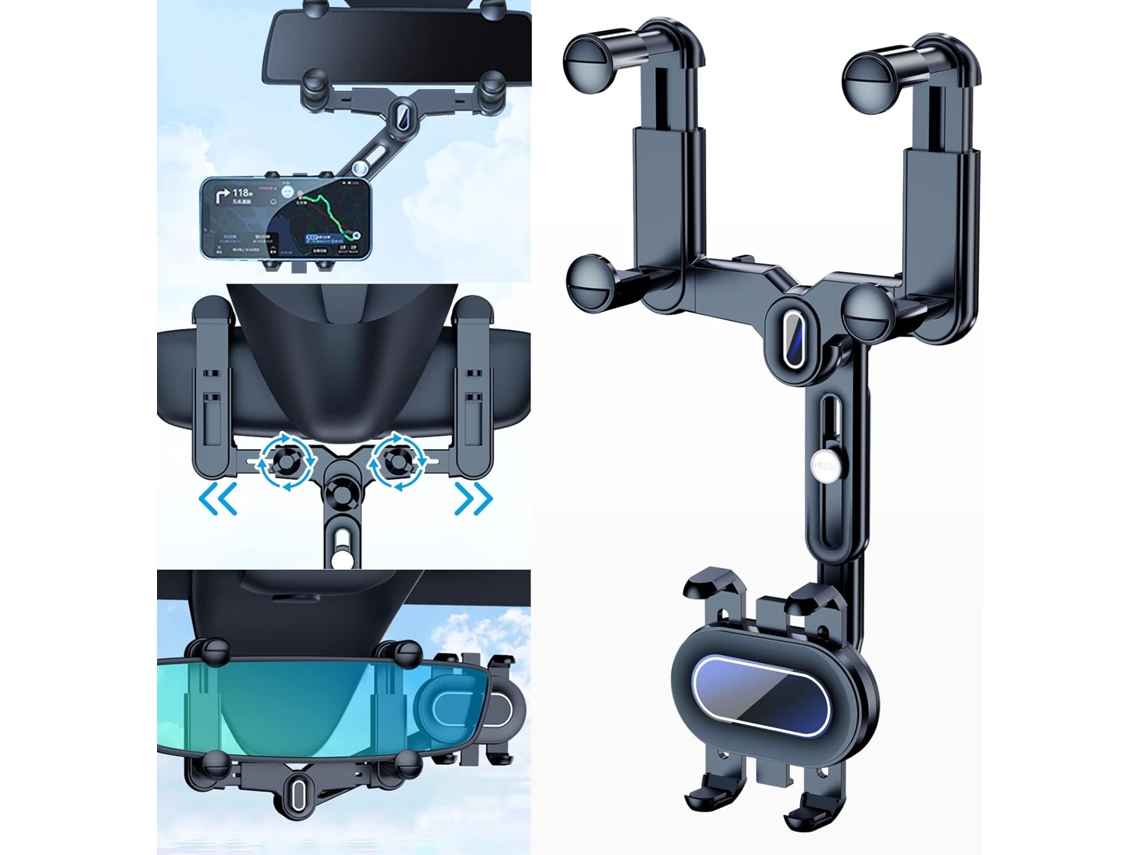 Soporte Eifson Para Celular Para Coche Con Rotación De 360° Y Retráctil, Ajuste Libre