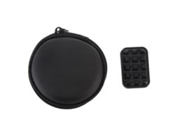 Juguete Deslizante De Metal De Aleación De Aluminio De 50x25x17 Mm Con Bolsa De Almacenamiento - Negro