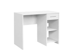Mesa Escritorio 1 Cajón Con Estantes 74X90X51 Blanco VENPRODIN