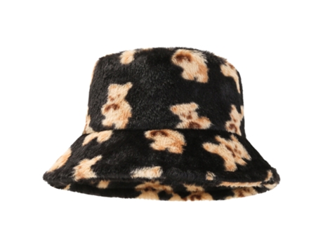 Sombrero De Sol Cálido De Pescador - Sombrero De Pescador Con Estampado De Oso - Oso Negro Sombrero De Sol Cálido De Pescador - Sombrero De Pescado...