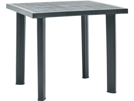 Mesa de jardín VIDAXL Verde Plástico (80x75x72 cm)