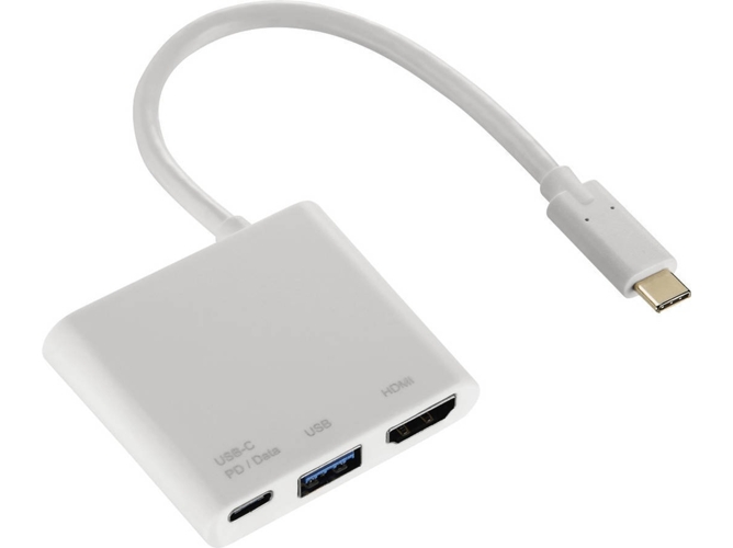 Adaptador HAMA 00135728 (HDMI - Blanco)