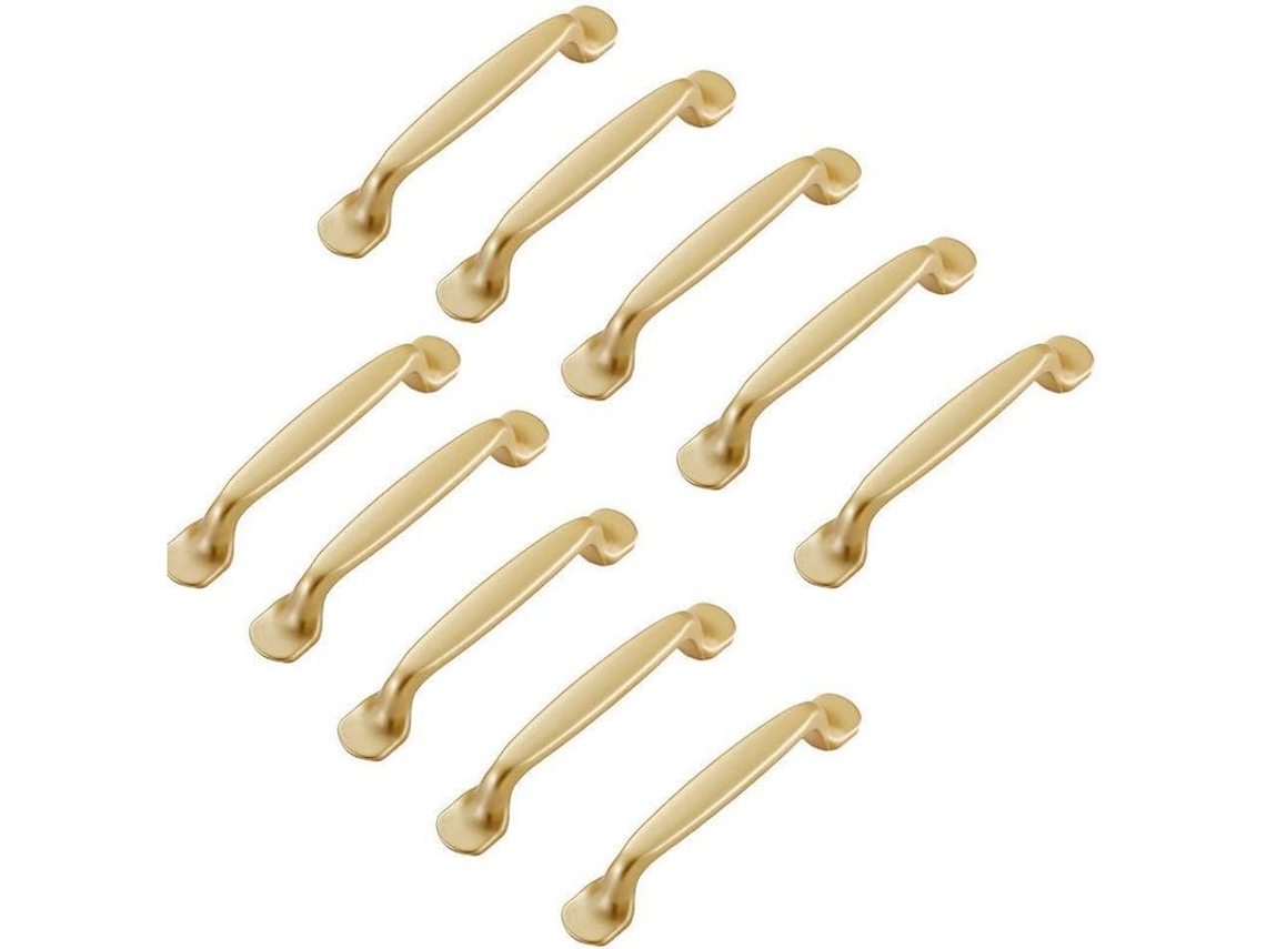 Mango Linjou 10 Piezas Manija De Armario De Aluminio 96mm, Tiradores Para Cocina, Armarios Y Muebles Modernos