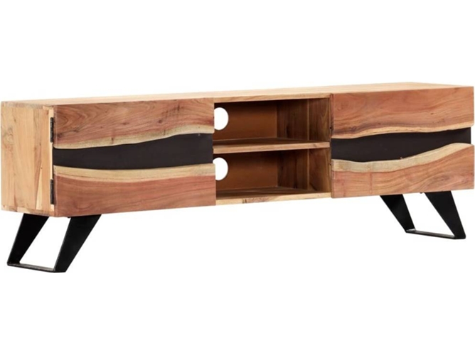 Mueble para la televisión VIDAXL Marrón Madera (140x30x45 cm)