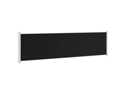 Maison Exclusive - Toldo Lateral Retráctil Para Patio Negro 600x160 Cm