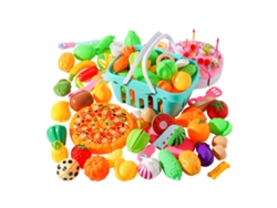 Juguete Para Cortar Alimentos Para La Cocina Infantil Con Frutas, Verduras Y Pizza: Educativo E Interactivo.