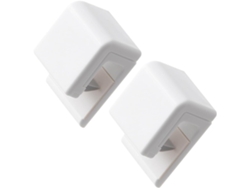 Clips Adhesivos Para Tubos De Pasta Dientes, Sinn Uñas, Paquete 2, Plástico Blanco, Autoadhesivos, Baño Y