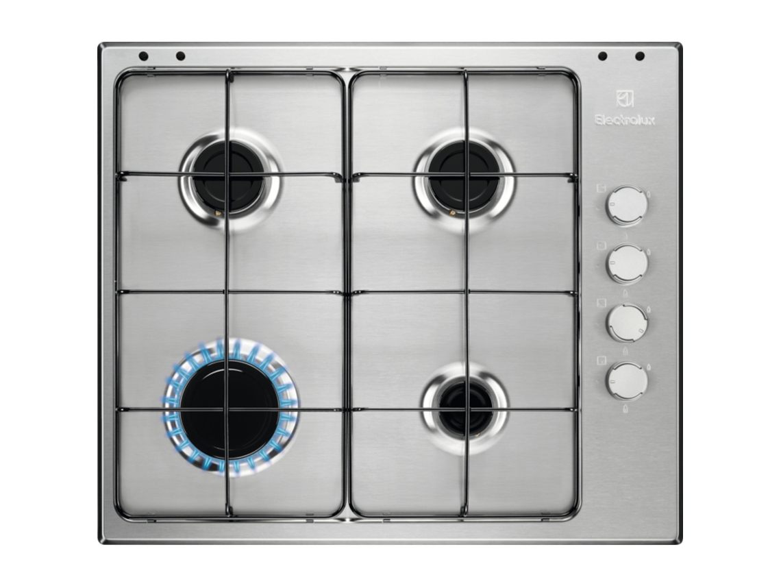 ELECTROLUX Egs6404Sx Acero Inoxidable Integrado 60 Cm Encimera de Gas 4 Zonas