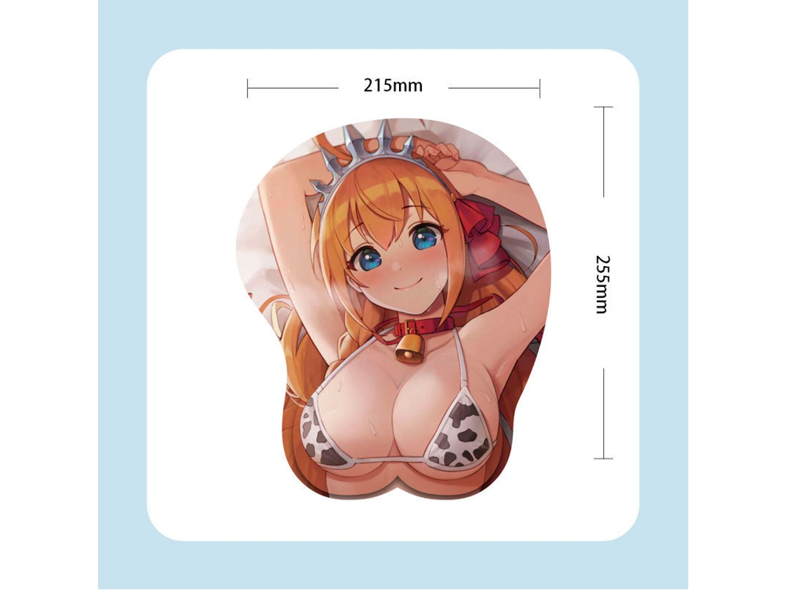 Alfombrilla de ratón de muñeca de silicona 3D de dibujos animados de anime Rj-074 SIURN