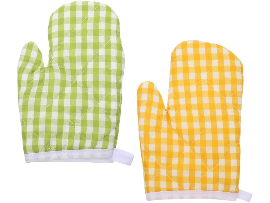 Juego De 2 Manoplas Aislantes Para Microondas, De Poliéster, Resistentes Al Calor Y Lavables A Mano.