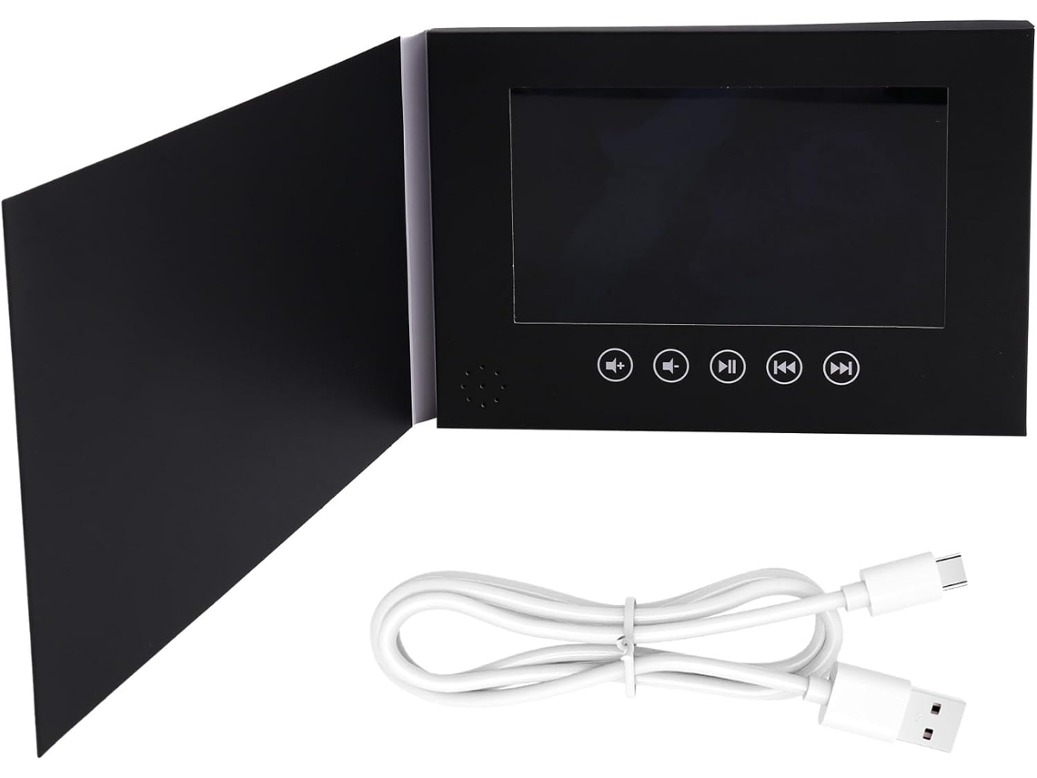 5 Botones, 7 Pulgadas, Tapa Dura, Folleto, Vídeo, Pantalla Ips, 256 Mb De Memoria