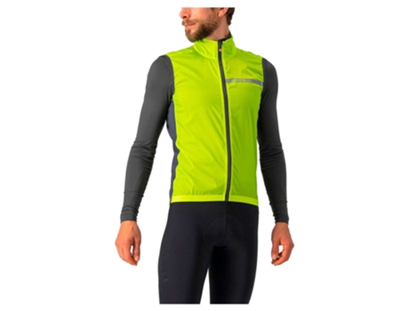 Coletes CASTELLI Colete Squadra Stretch Verde L Homem