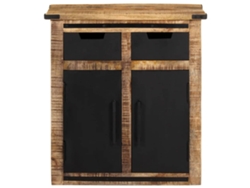 Maison Exclusive - Aparador Con 2 Cajones Madera Maciza De Mango 55x35x60 Cm