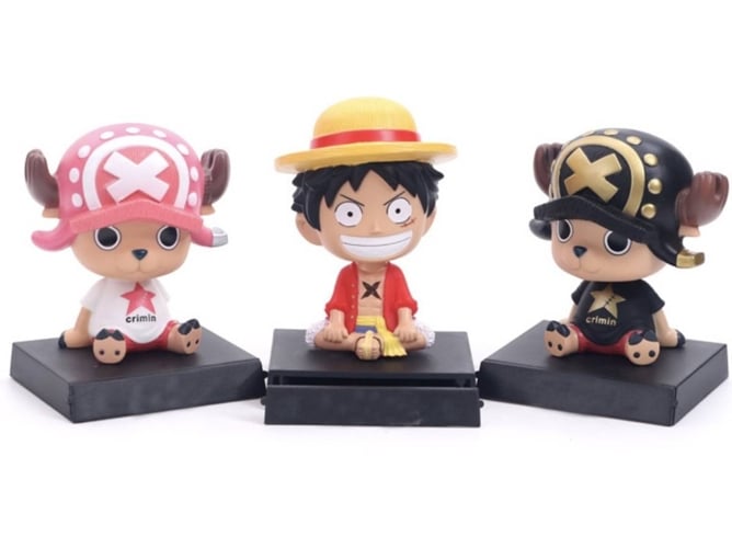 Figuras EASTVAPS One Piece Luffy Mini (3 Piezas)