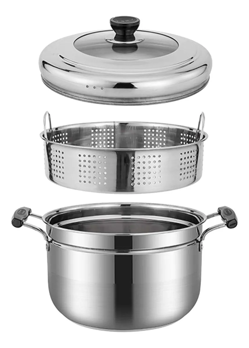 Sartén de acero inoxidable, utensilios de cocinavayotoy