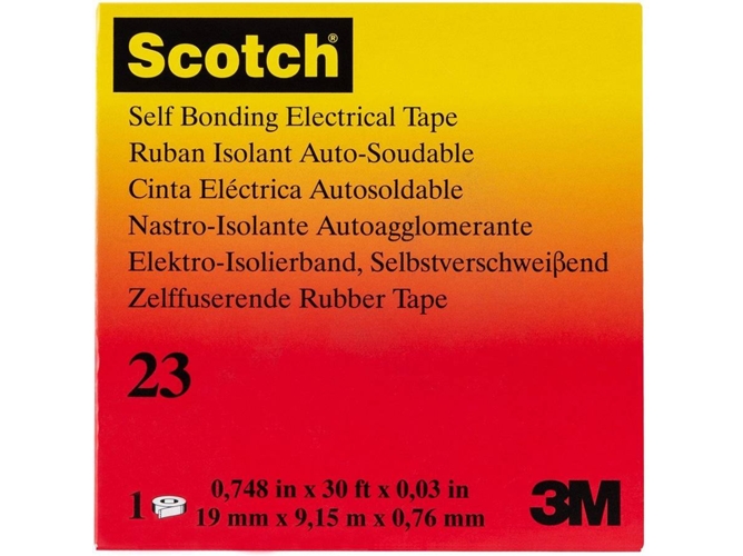 Cinta Eléctrica LEDKIA Autosoldable Scotch 236 3M (19mm x 9.15m)