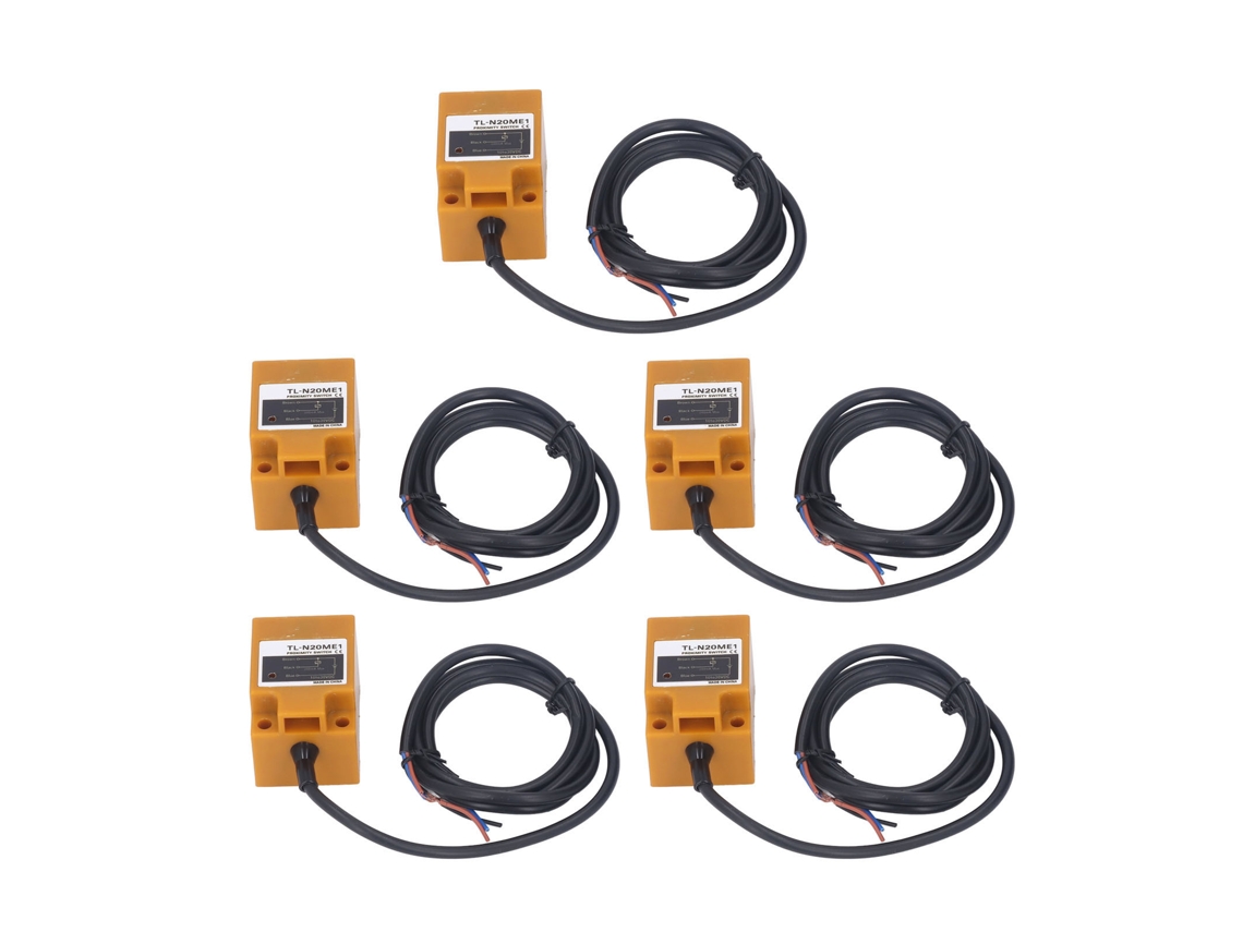 5 Piezas Sensor De Proximidad Npn Abierto Normal 200ma Switch Detectador 10-30vdc