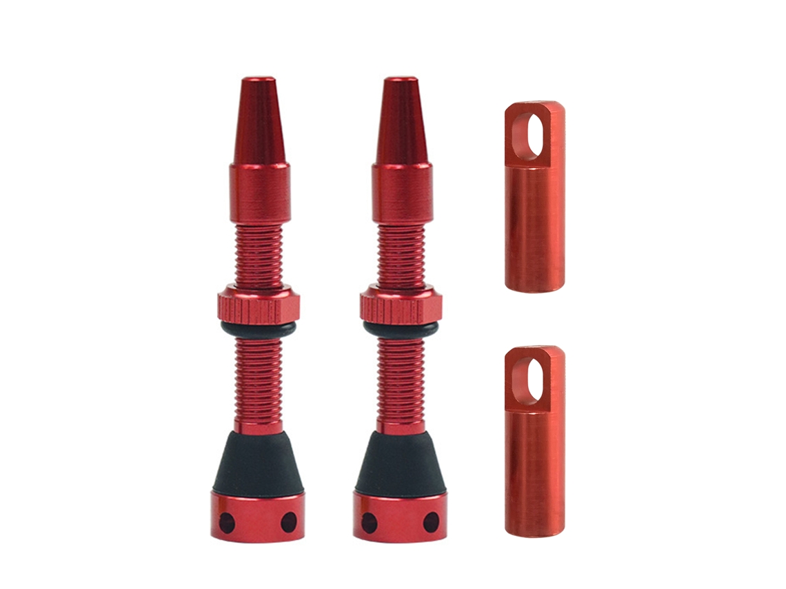 2 Válvulas Presta De Aleación De Aluminio Para Llantas De Bicicleta Sin Cámara, Mtb Y De Carretera.