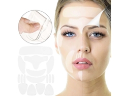 Juego De 16 Protectores De Silicona Reutilizables Antiarrugas Para Rostro, Frente Y Cuello.