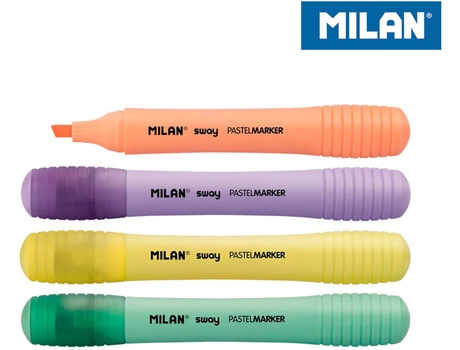 Pack 4 Fluorescentes Diversos En El Estuche MILAN