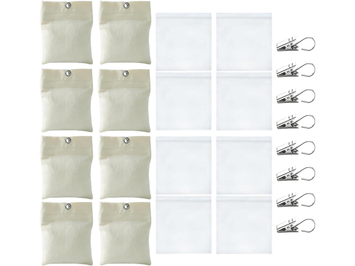 Pesas Para Banderas – 8 Bolsillos Para Cortinas De Cabaña, Soportess Para Manteles, Clipss Al Viento, Accesorios De