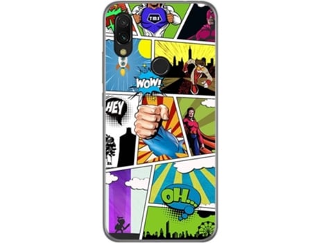 Carcasa Xiaomi Redmi 7 TUMUNDOSMARTPHONE Comic Multicolor