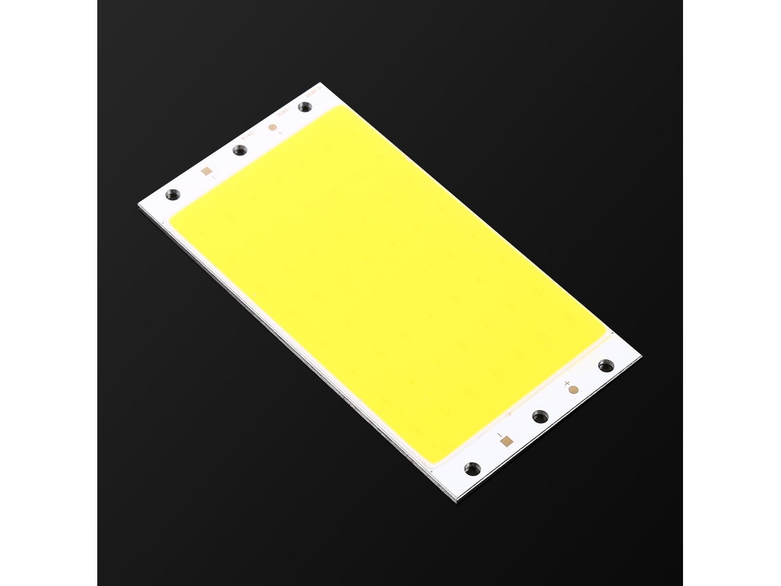 Chip De Led Cob 12v-14v 30w Ultra Brillante 6500k Blanco Puro 94*50mm Diy Duradero