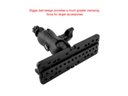 Soporte Para Sonda De Pesca Ligero Y Duradero Con Rotación De 360 Grados, Compatible Con Las Series Garmin Gpsmap Y Striker.