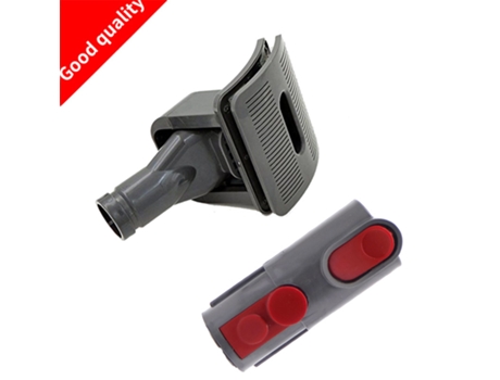 2 unids/set novio perro mascota herramienta cepillo y conector adaptador convertidor adecuado para Dyson V7 V8 piezas de repuesto de aspiradora