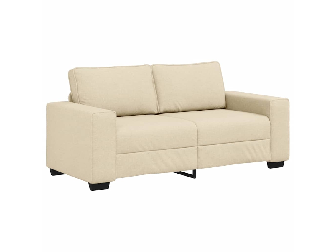 Sofá de 2 plazas, color crema, 180x77x82 cm, en tejido MAISON EXCLUSIVE.