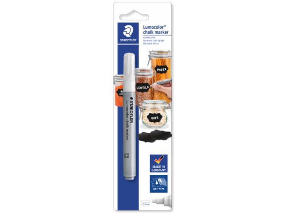 Marcador STAEDTLER de Giz Líquido 24 mm (Blanco)
