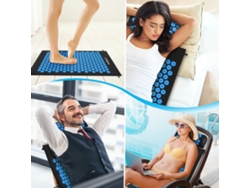 Omni-conjunto De Tapete E Almofada De Acupressão Para Massagem E Alívio