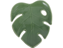 Bandeja De Cerámica Para Joyas Con Forma De Hoja De Monstera, Soporte Grande Decorativo Para Anillos, Cuenco Multiusos
