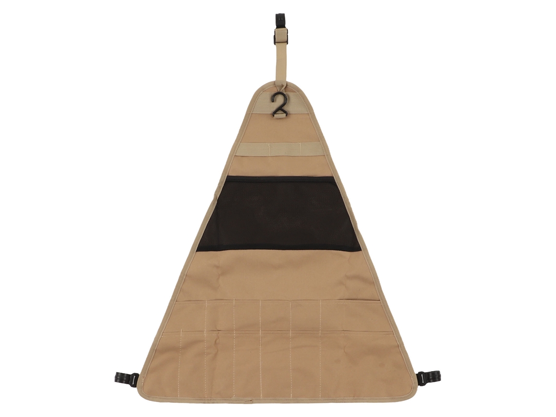 Bolsa de almacenamiento portátil y plegable de tela Oxford para trípode de camping, organizador de cubiertos.