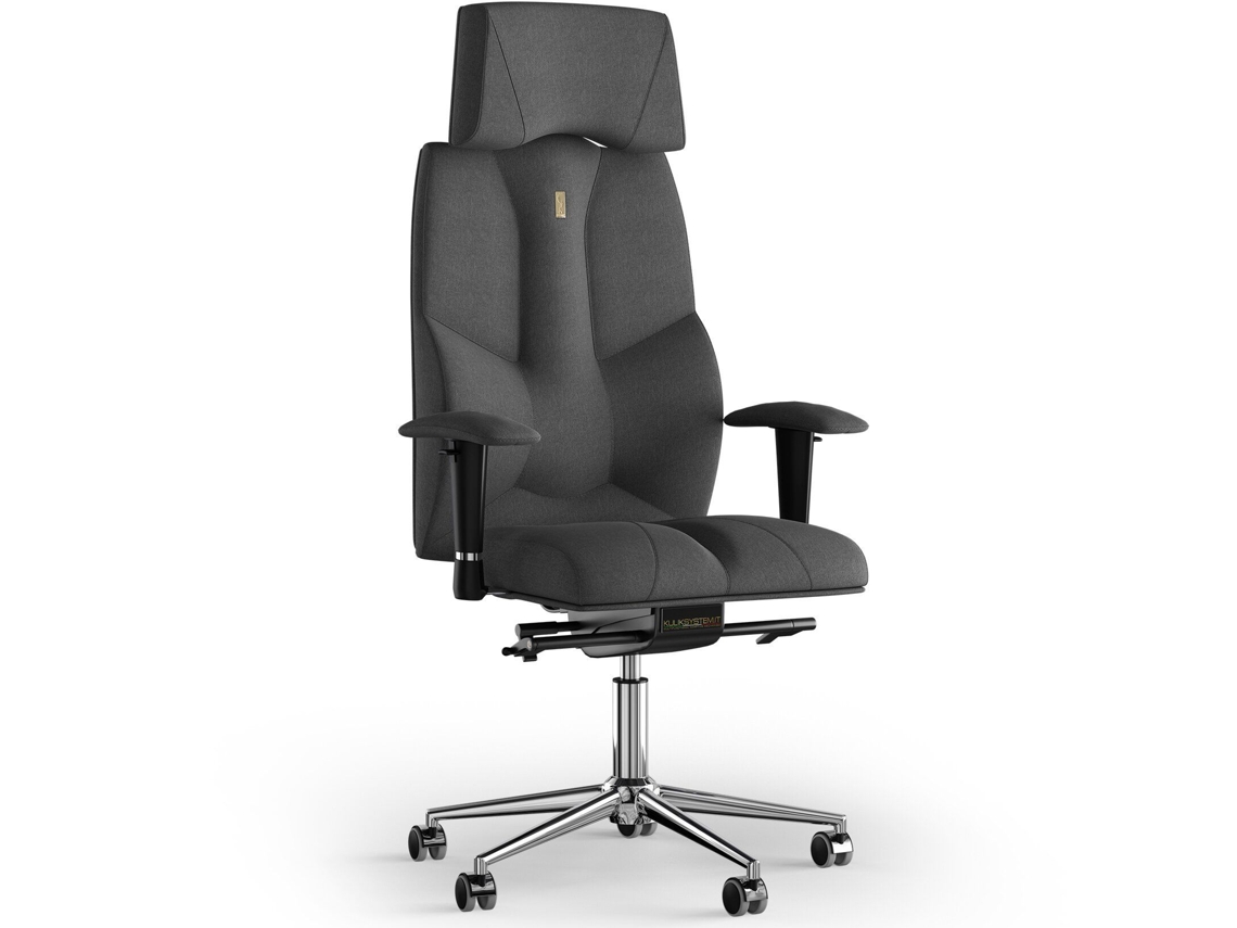 Silla de Oficina KULIK Tejido Empresarial (Azur - Cinzento -130x50x50cm)