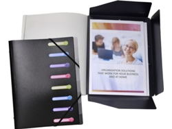 Carpeta de Archivo EXACOMPTA Din A4 Pp 12 Compartimentos Negra