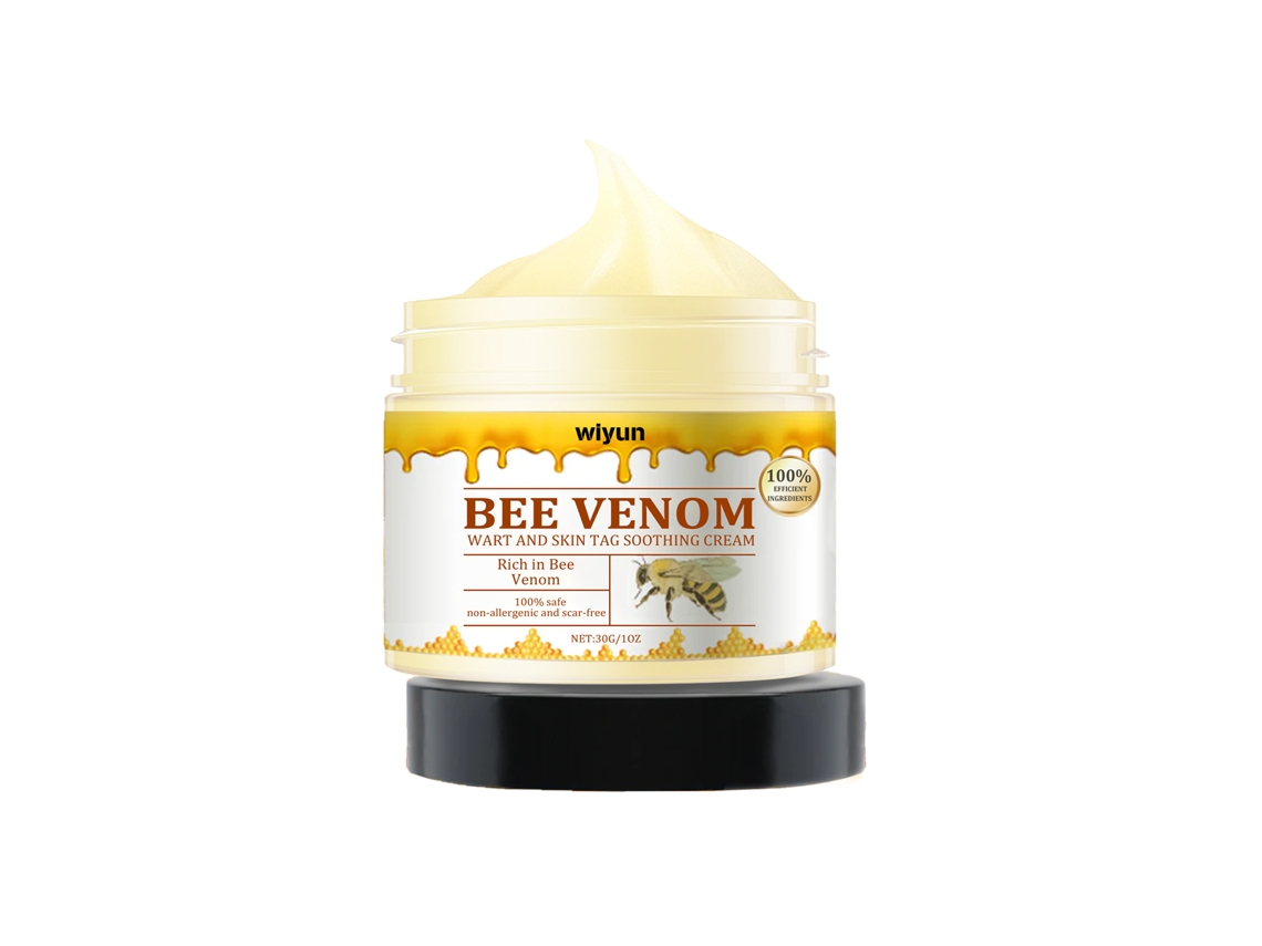 Crema purificante con veneno de abeja para el cuidado de la piel