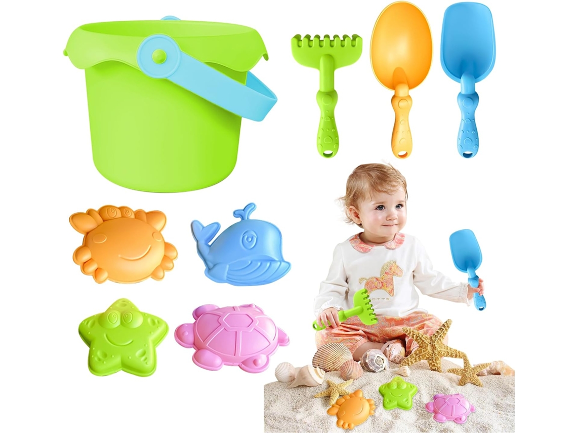 Juguetes infantiles Slowmoose: Castillo en un cubo y palas
