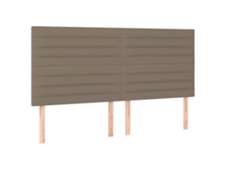 Maison Exclusive - Cabecero De Cama Color Topo 180x5x118/128 Cm Tela