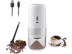 Molinillo de café eléctrico inalámbrico portátil, de cerámica blanca, para espresso/vertido/prensa francesa ZYBLSSBB