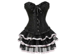 Disfraces De Corsé Sexys Para Mujeres De Tallas Grandes Estilo Burlesque Con Falda Corta Y Tutú.