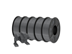 Filamento para impresora 3D, 1,75 mm de diámetro, adherencia mejorada, PLA P gris, 5 rollos OEM