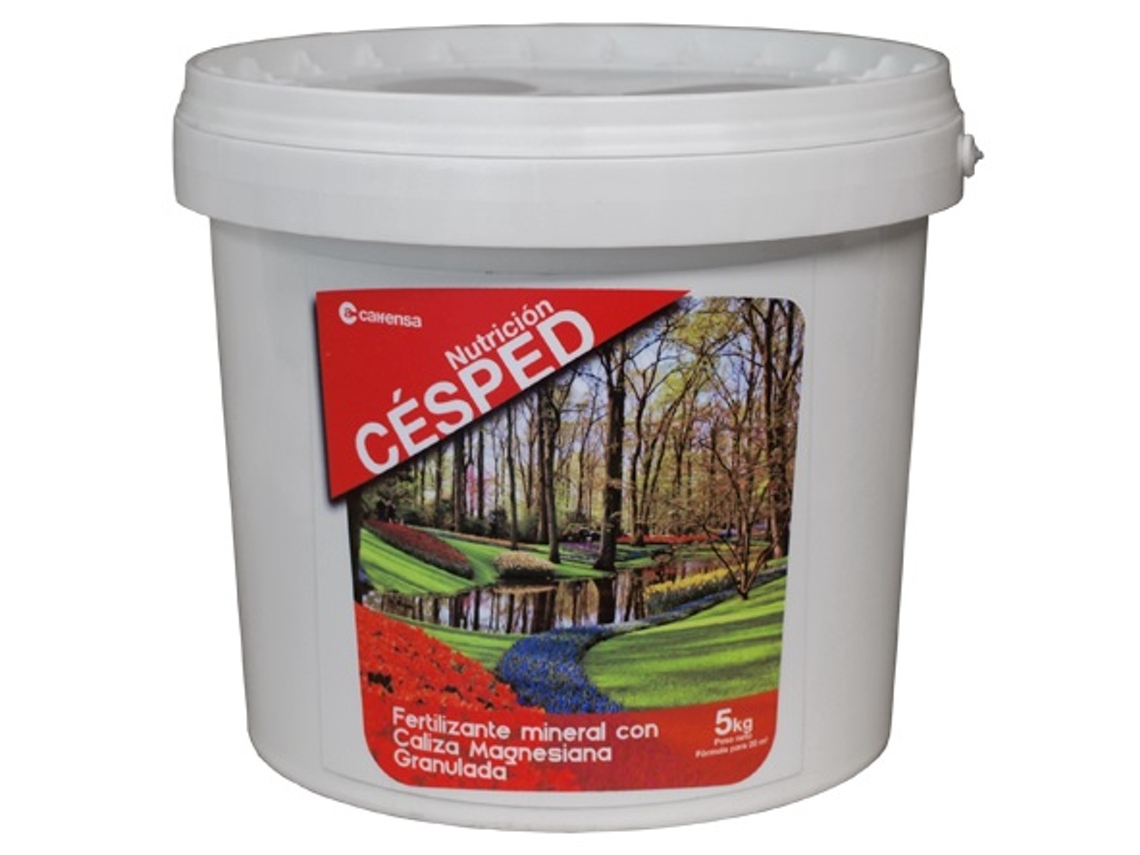 CALFENSA Nutrition Fertilizante Mineral para Gramado e Fertilizante Ce Calcário Magnésio Granulado Npk 12-5-20 22 Recipiente 5 kg