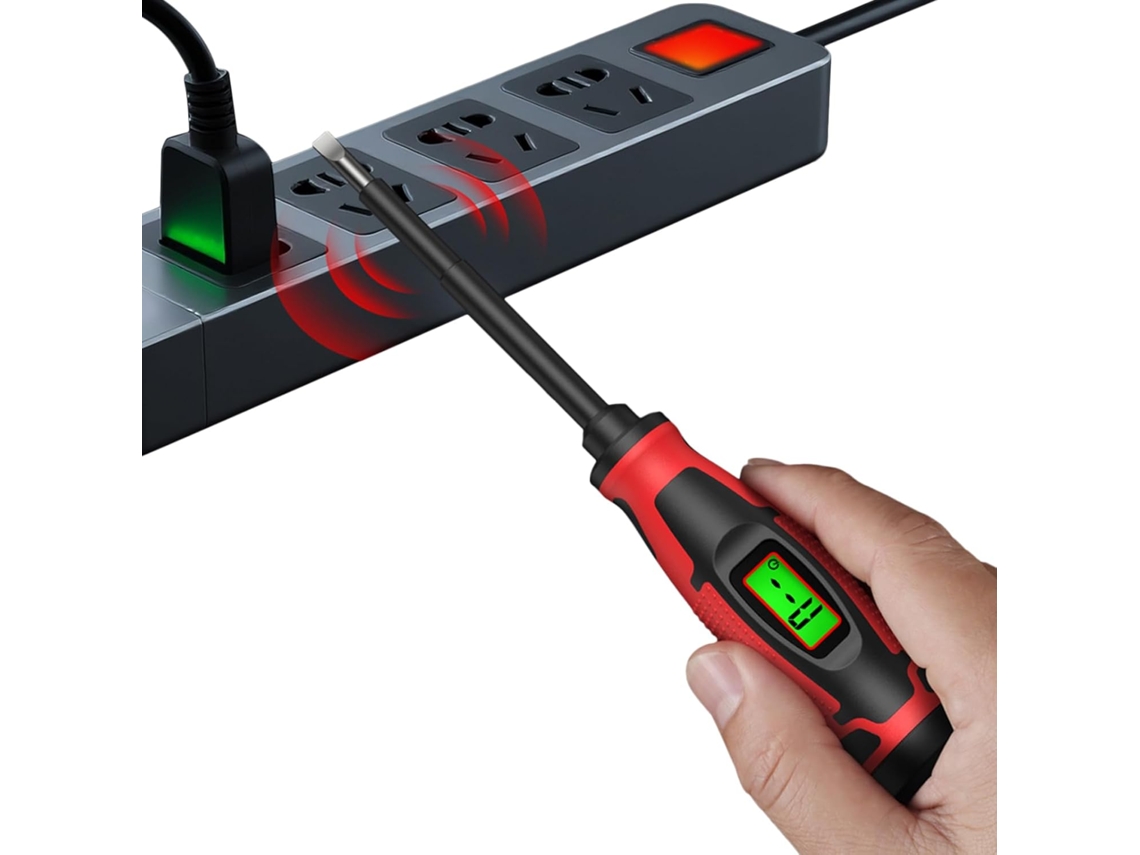 Detector De Voltaje, Destornillador Con Mango Antideslizante Y Tope