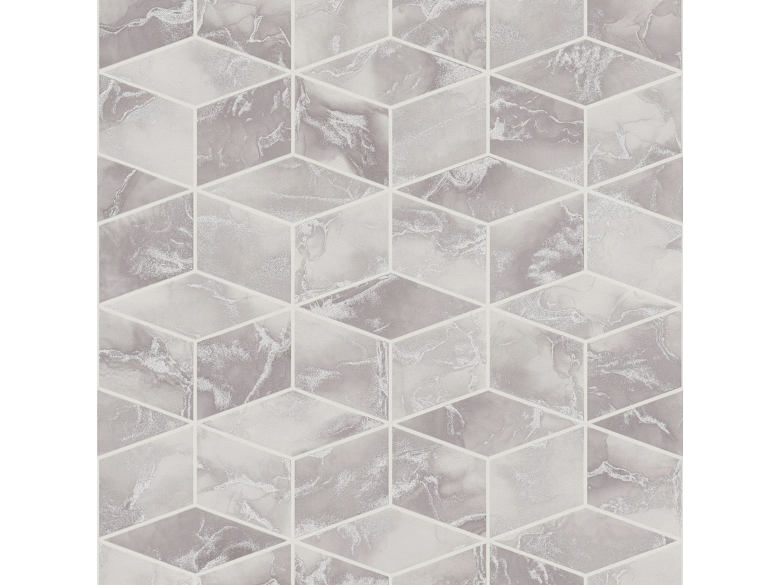 378631-Gu Papel Pintado Estampado Gráfico Liso Ligeramente Intermitente 5 33 M2 PROFHOME