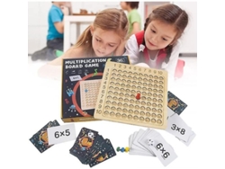 Tabla De Multiplicar De Madera, Juego Educativo Para Niños Mayores De 3 Años (vvj)
