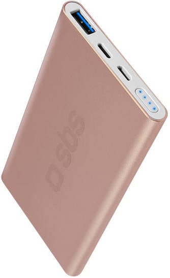 Sbs Ttbb5000alp De litio 5000mah oro rosado batería externa móvilsmartphone 5000 corriente alterna 21 carga powerbank gold collection 1