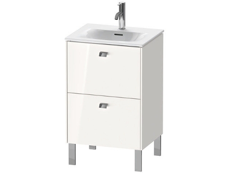 Mueble de lavabo DURAVIT Brioso vertical 52,0 x 41,9 cm 2 cajones incl. recorte de sifón y delantal para lavabo Viu 234453